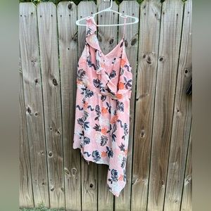 A New Day - Plus Size Pink Floral Design Dress